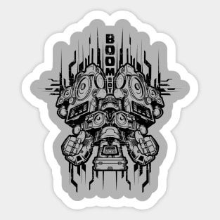 Boom Bot Sticker